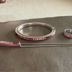 New Brighton set, necklace, bracelet, ring